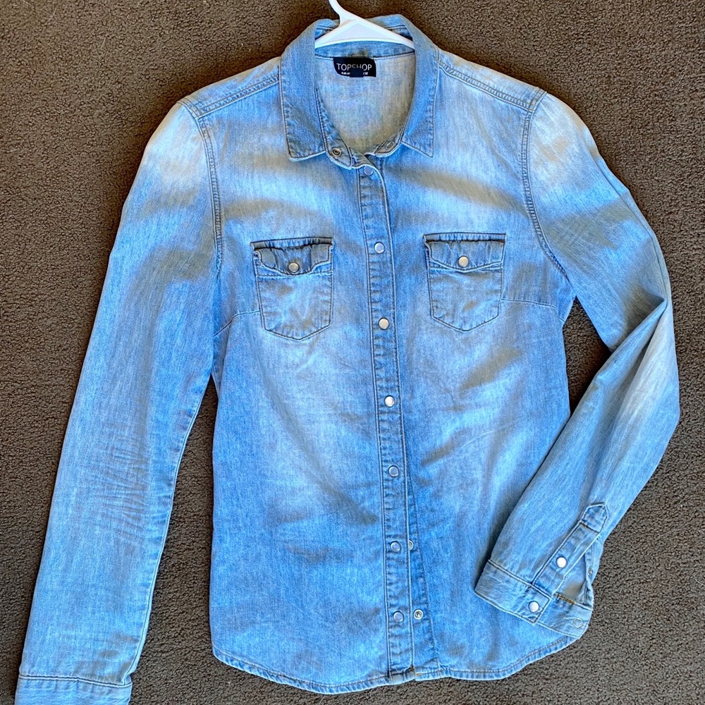 Topshop Denim Shirt